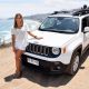 Trinidad Segura y su Jeep Renegade