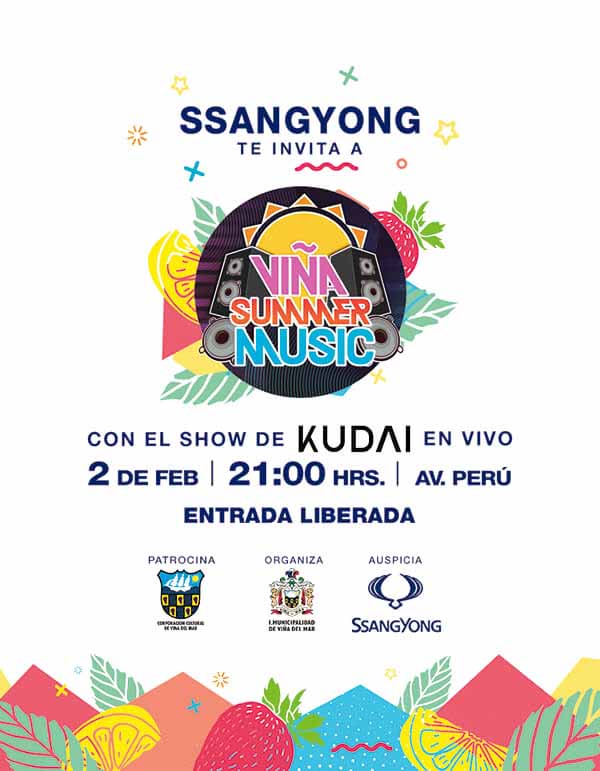 Ssagnyong auspiciador oficial de Viña Summer Music Ssagnyong auspiciador oficial de Viña Summer Music